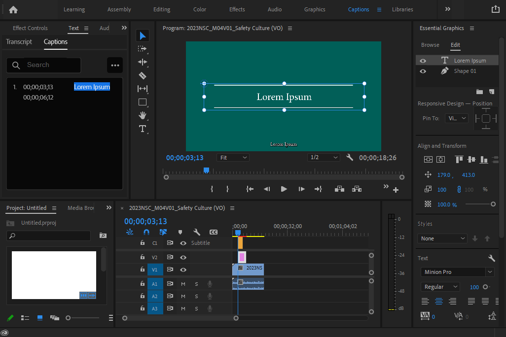 Multilingual Video Editing and Subtitling by Opticentre
