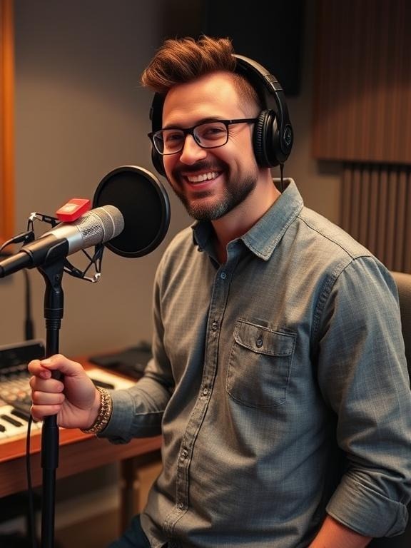 Voice-Over Recording Studio Equipment