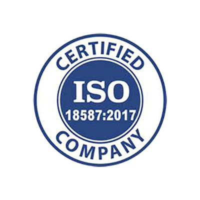 ISO 18587:2017 Certified