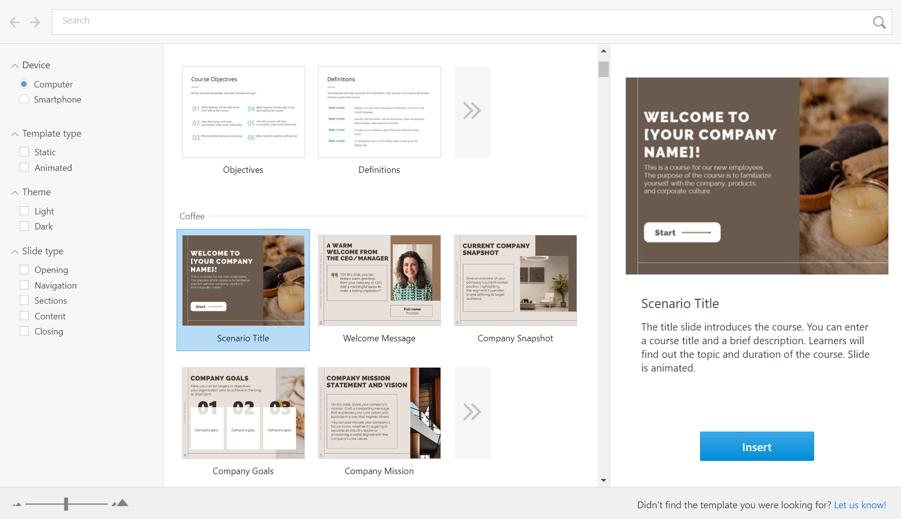 Template Customization